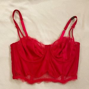 Victoria's Secret Red Lace Bra